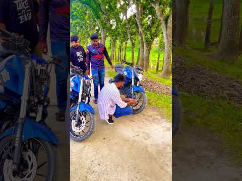 বাইকের তেল শেষ 🥲 #shahadatsagor07 #funny #shorts #bike #oil