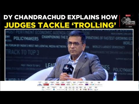 DY Chandrachud On Concept Of Trolling & 'Opinions' | Impact On Judges | India Economic Conclave 2024