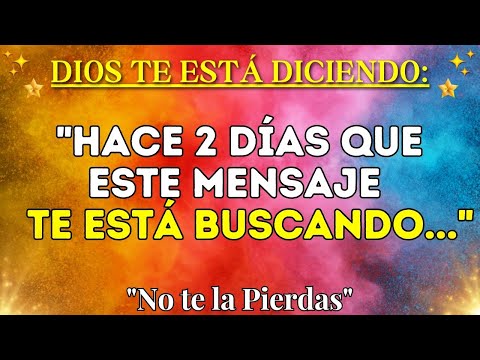 DIOS DICE: "Escúchame estas vez o no hablaré más"... Mensaje de Dios