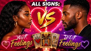 ALL SIGNS 💫 YOUR Feelings VS THEIR Feelings |