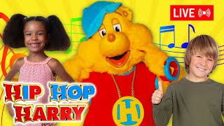 Hip Hop Harry LIVE 🔴 FULL EPISODES 🔴 24/7 Kids Songs, Sing Alongs, Dancing