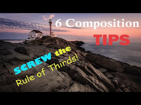 Ignore the RULE OF THIRDS in COMPOSITION and try THIS!