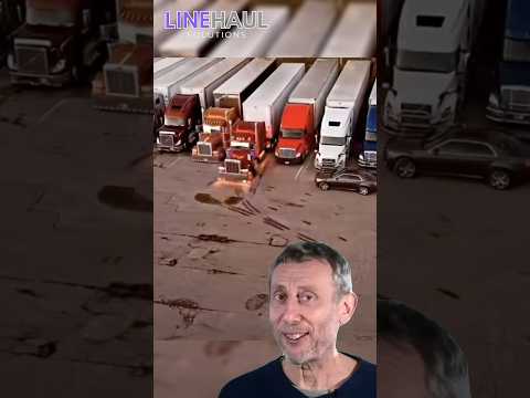 Smooth like butter 45 degree angle backing #trucker #truckinglife