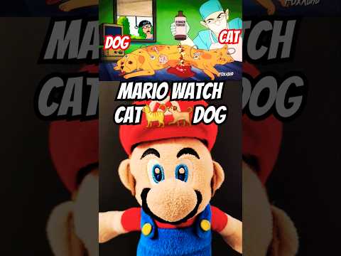 SML Shorts: Mario Watch Catdog Cartoon #sml #smlmario #mario #smlshorts #catdog #cartoon #cat #dog