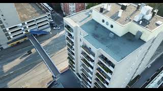 Jenfeld & Berliner Platz von oben / Hamburg 4K