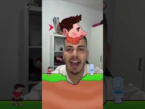 Objetivo: Que Cristiano pueda hacer PIPI gracias a MESSI #messi #cristianoronaldo #humor #shorts