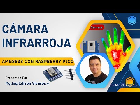 CÁMARA TÉRMICA infrarroja 8x8 AMG8833 con raspberry pi pico y ESP32 con ARDUINO