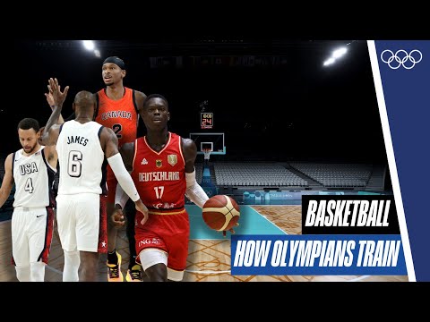 🏀How do basketball players train? 🏋️⛹️| How Olympians Train