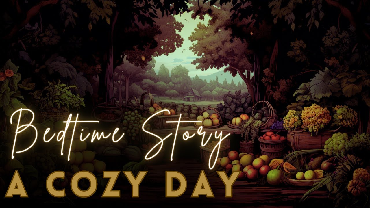 A COZY Bedtime Story A Sleepy Day at the Farmers Market Storytelling and Calm Music