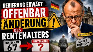 🚨 Renten-Hammer aus Berlin? Regierung prüft offenbar höhere Altersgrenze für Millionen Deutsche!