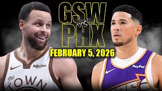Golden State Warriors vs Phoenix Suns Full Game Highlights – February 5, 2026 | NBA Season