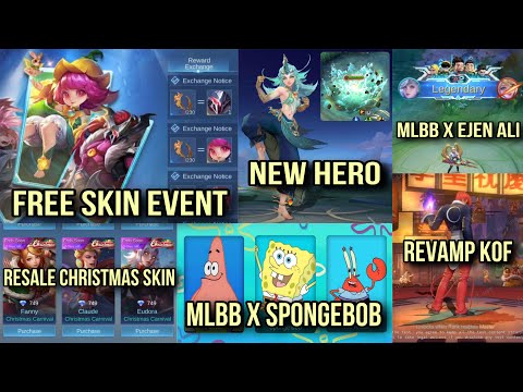 Free Skin Event Revamp လုပ်ထားတဲ့ KOF Skin New Hero ရဲ့ Skill တွေအကြောင်း Collab များနဲ့ Updateများ🤩