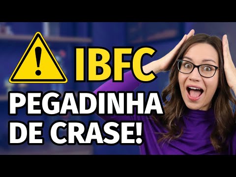 ⚠️ CUIDADO com a PEGADINHA de CRASE! ⚠️ IBFC (BANCA DOS CORREIOS)