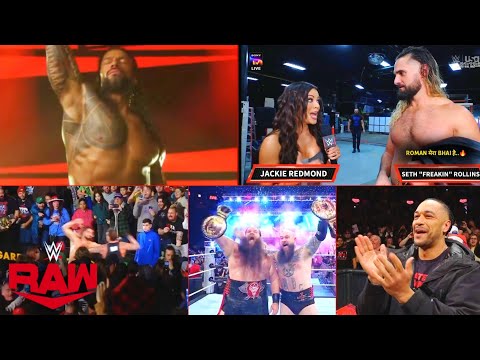 'Roman - Seth Bhai.. ☝️🔥' Seth decline drew offer ! CM PUNK.. New Champions, WWE Raw highlights 2024