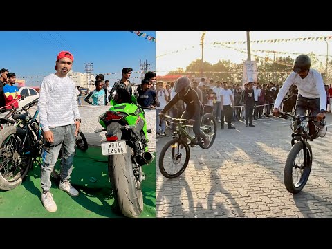 Hamari pehli mtb stunt show 😍 unexpected