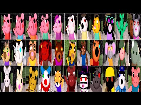 ROBLOX PIGGY ALL JUMPSCARES - DISTORTED MEMORY