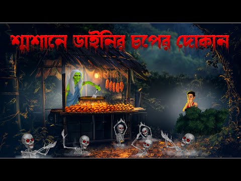 স্মশানে ডাইনির চপের দোকান। Dainir Choper Dokan । Bengali Horror Cartoon | Daini Bengali Cartoon