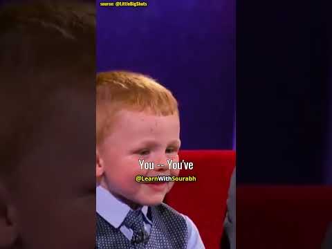 How old Are you Robert ๐ | So Adorable Speech #shotsvideos