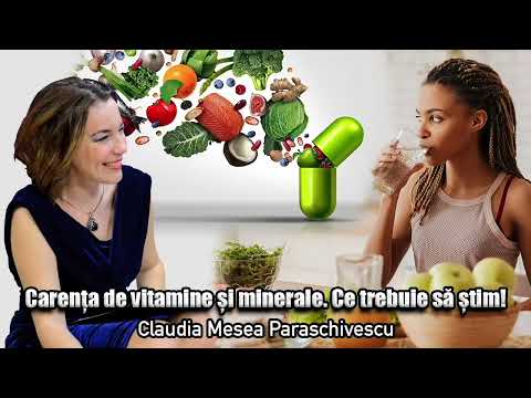 Carenta de vitamine si minerale * Ce trebuie sa stim ?