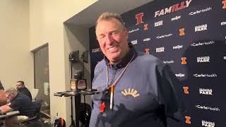 Illini coach Bret Bielema update pre-SIU 
