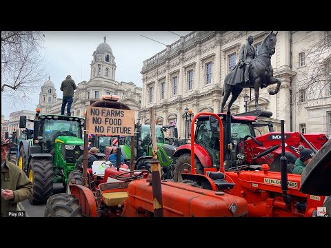 London Farmers Take to the Streets, Unheard Voices.!