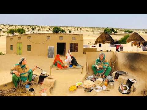 Very Unique Desert Women Life in Cholistan | Traditional Women Life | Village Life pakistan