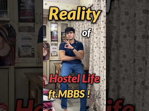 living in HOSTEL ki reality ft.MBBS!!😳🩺 #mbbs #hostellife #hostel #trending
