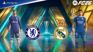FC 26 - Real Madrid vs Chelsea | UEFA Europa Final | Kylian Mbappé vs Andrey Santos epic battle