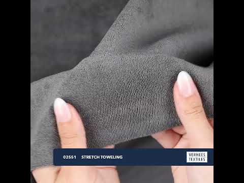 STRETCH TOWELING TAUPE (youtube video preview)