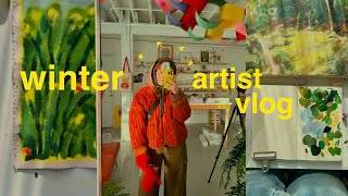 ✶ winter artist vlog