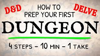 How to Make a D&D Dungeon (the easy way)