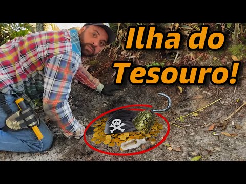 Ilha secreta com tesouros extraordinários!