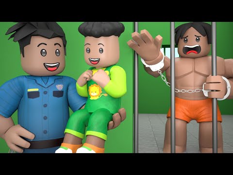 ROBLOX Brookhaven 🏡RP - FUNNY MOMENTS - Legendary Jailbreak : Bacon Hair Vs Evil Muscular Prisoner