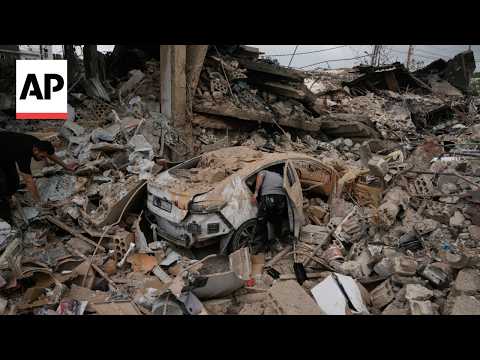 YouTube video thumbnail: Lebanon Residents Find Destruction as They Return Home After Ceasefire