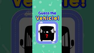 Guess the Vehicle by Shape! 🚒💨 #Shorts #VehicleQuiz #KidsFun
