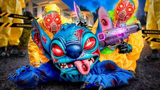 ¡LOS HOMBRES del GOBIERNO le DISPARAN A MI AMIGO STITCH.exe! *ES SU FINAL*😭