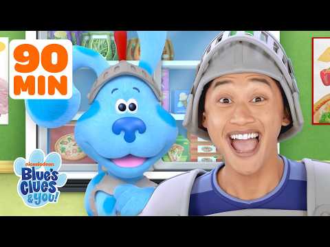Blue & Josh Learn Healthy Snacktime Habits! ๐๐พ | 90 Minutes | Blue's Clues & You
