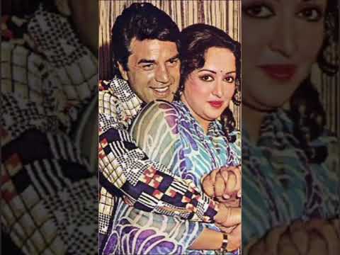 Dharmender with his second wife Hema Malini most beautiful jodi 90es#dharmendra #hemamalini #shorts