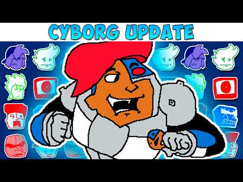 FNF Character Test | Gameplay vs Playground | VS CYBORG | FNF Mods