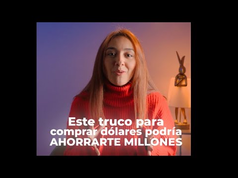 Truco para COMPRAR DÓLARES y ahorrarte MILLONES #finanzasfaciles #educaciónfinanciera #dolar