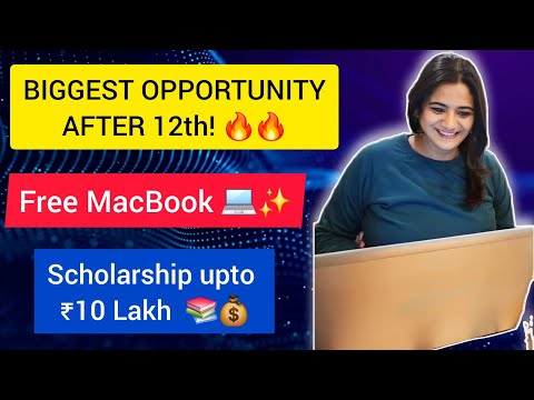 12th Ke Baad Sabse Badi Opportunity! 🔥 Free MacBook 💻 + Upto 100% Scholarship 📚💰 | B.Tech in AI & ML