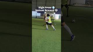 Perfect high press → perfect finish ⚽🔥One mistake and it’s over 😤