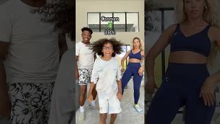 The Kawii dance trend what percentage are you #shorts #family #dance