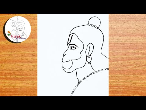 Bajrangbali Pencil Drawing for Beginners | Easy Drawing | How to Draw Hanuman