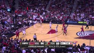 2014/04/25 Jeremy Lin HighLights│Rockets vs. Blazers│2014 Playoffs R1G3│