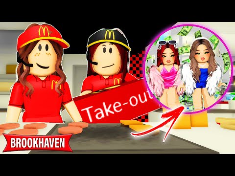 AS MENINAS VIRARAM DONAS DA NOVA HAMBURGUERIA E FICARAM RICAS | Historinhas Brookhaven RP | Roblox