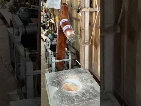 ডিজিটাল ঢেঁকিতে চাউল তৈরি #viral #shorts #shortvideos #nature