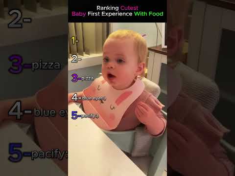 Ranking Cutest Baby First Experience With Food  #ranking #baby #cute