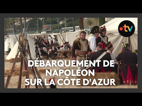 Ils célèbrent le débarquement de Napoléon sur la Côte d'Azur il y a 210 ans