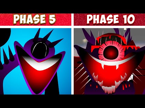 Incredibox Sprunki - PHASE 5 VS PHASE 10 | Phase Mod | Horror Version